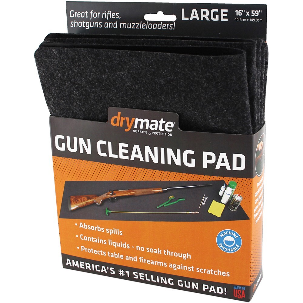 Drymate Gun Cleaning Pad Mat Charcoal Gray, Shotgun Rifle 16×59