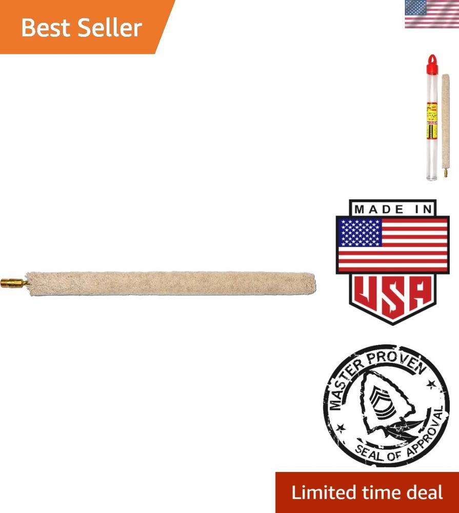 10-Inch Brass Bore Mop – 12 Gauge Mopster for Quick Cleaning & Oil Absorption