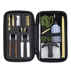 Tactical 9mm Handgun Cleaning Kit with MOLLE Pouch – Includes Gun Snake, Brush &
