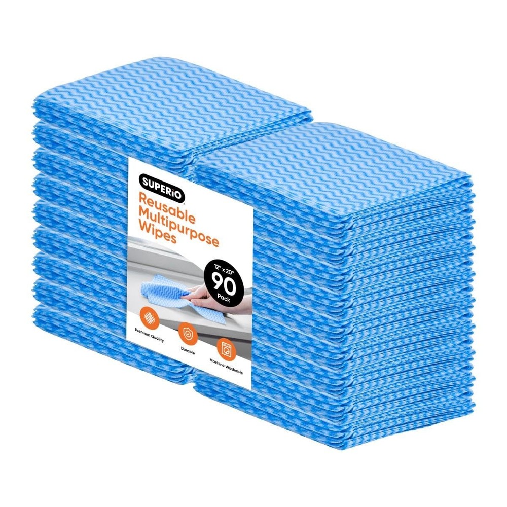 Superio Handy Wipes For – Multi-Purpose Heavy-Duty Cleaning Cloth For