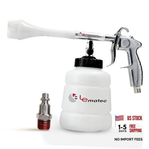 Car Foam Cleaning Gun with Brush – High-Pressure Tool for Interior 3,000+ RPM