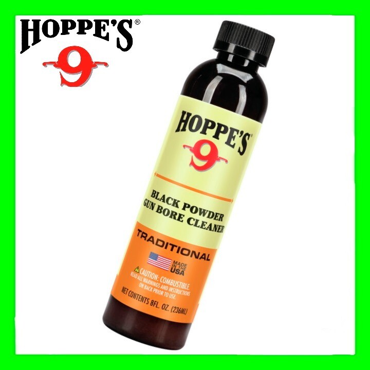 Hoppe’s #9 Black Powder Gun Bore Cleaner 8 oz Muzzleloader Bore Cleaning 999