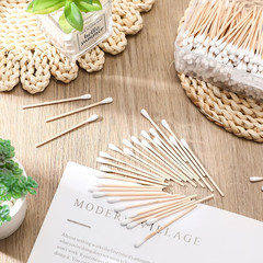 500 Pcs 3 Inch Gun Cleaning Swabs Long Cotton Swabs in Storage Box Long round Ti