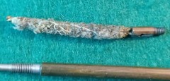 Vtg Marbles Jointed Rifle Rod Cleaning Kit No. 9728-.28 Caliber, And Up 36″