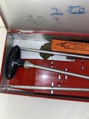 Vintage Hoppes 12 Gauge Shotgun Cleaning Kit Orange Case Vintage Oil Kit