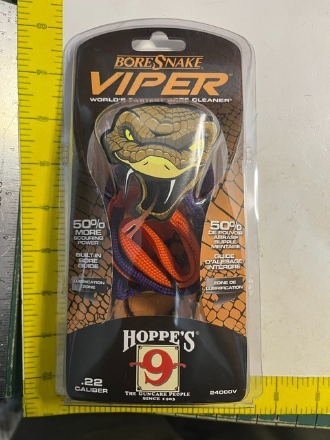 Hoppe’s 24000V Bore Snake Viper 9mm .22, .223, 5.56mm