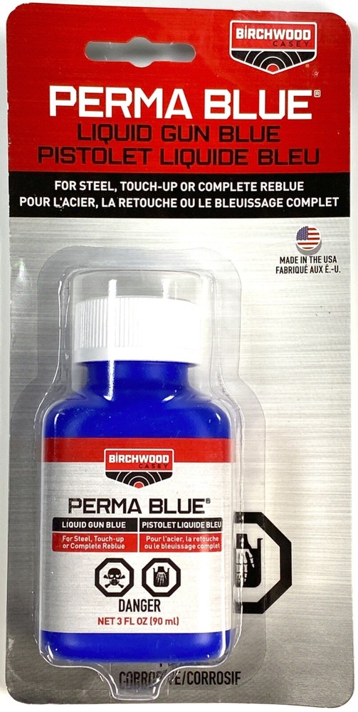 Birchwood Casey Perma Blue Liquid Gun Blue Touch Up or Reblue – 3oz – 13125