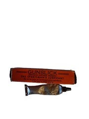 Vintage Gunslick Lubricant Tube w/ Box – USED 7/8 X 4 1/8 X 7/8″