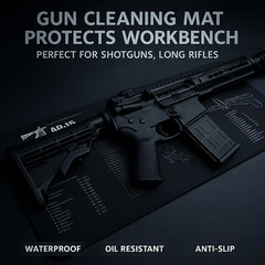 🔥 AR-15 Gun Cleaning Mat – Large 36” Premium Tactical Workbench Pad-Waterproof-