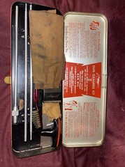 VINTAGE J.C. HIGGINS # 2143 RIFLE CLEANING KIT With Solution Patches Sears