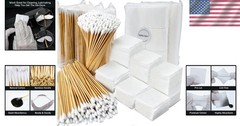 Gun Cleaning Supplies – 600 Lint-Free Patches & 400 Swabs for 9mm/.30-45