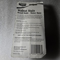 Birchwood Casey Walnut Wood Stain Water Base For Rich Brown 3 Fl Oz Bottle 24123