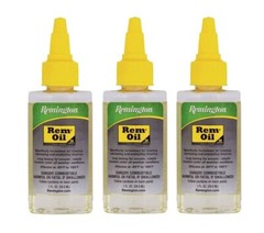 3 Pack Rem Oil Squeeze Bottle 1 oz. each Remington Oil