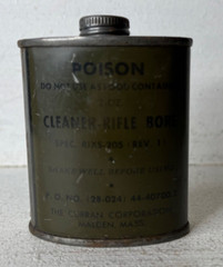 Vintage Military Rifle Bore Cleaner Full 6oz. Can – Curran Corporation