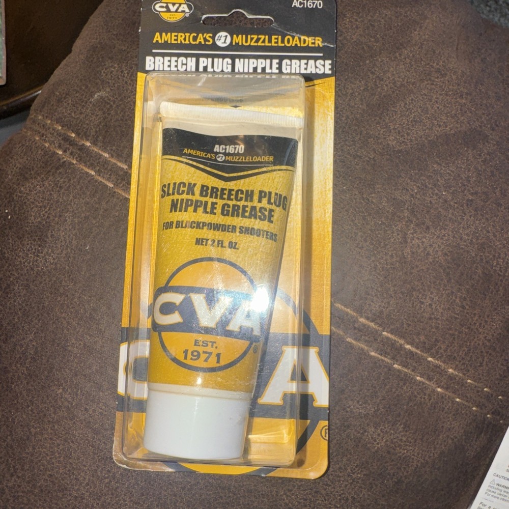 CVA Slick Breech Plug/Nipple Grease 2 Oz For Blackpowder Shooters – AC1670