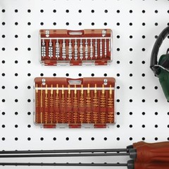 26Pcs Gun Cleaning Kit Jag and Bore Brush Set Caliber Labeled Case Maintenance