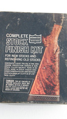 Vintage Birchwood Casey Stock Finish Kit Walnut & Perma Blue Gun Blue Kit