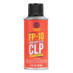 Shooter’s Choice FP-10 Lubricant Elite Aerosol, 4 oz, Black, SHF-904-A-FPL