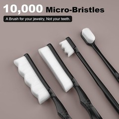 Silver Cleaning Kit – Ultra-Soft Brushes & Polish Cloths for All Jewelry
