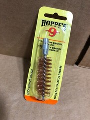 Hoppes No. 9 Phosphor Bronze Shotgun/Rifle Cleaning Brush 20 Gauge Bristle 1312P
