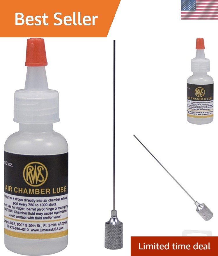 High Viscosity Air Gun Chamber Lube – 0.5 Oz by RWS for Optimal Performance