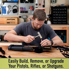 Deluxe Gun Cleaning/Gunsmithing Kit – Aluminum Bullet-Shaped Storage Case, Br…