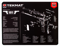 TekMat Ultra 20 Pistol Cleaning Mat Black 1911 Gun