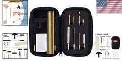 .177 & .22 Caliber Airgun Cleaning Kit: Complete 16-Piece Set with Compact Case