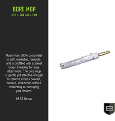 Efficient Bore Mop – .270/.284 Cal/7mm Cleaning Swabs for Accurate Firearm Care