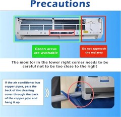 Mini Split Ac Cleaning Kit Air Conditioner Cleaning Cover Waterproof Air