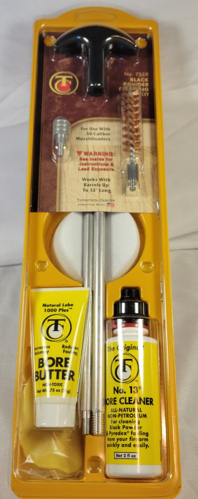 Thompson Center T/C .50 Cal Muzzleloader Black Powder Cleaning Kit No. 7528 New!