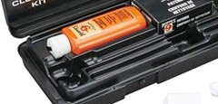 All-in-One Firearm Cleaning Kit – Includes Solvent, Oil & Brush for Pistol Care