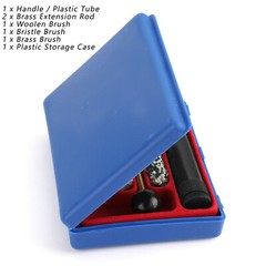 Universal Brushes Gun Cleaning Kit for Cal .38 .357 9mm Pistol and Revolver US