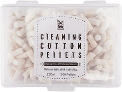 .22 Caliber 300 Count Cleaning Wool Pellets with Storage Box – Gun Maintenance
