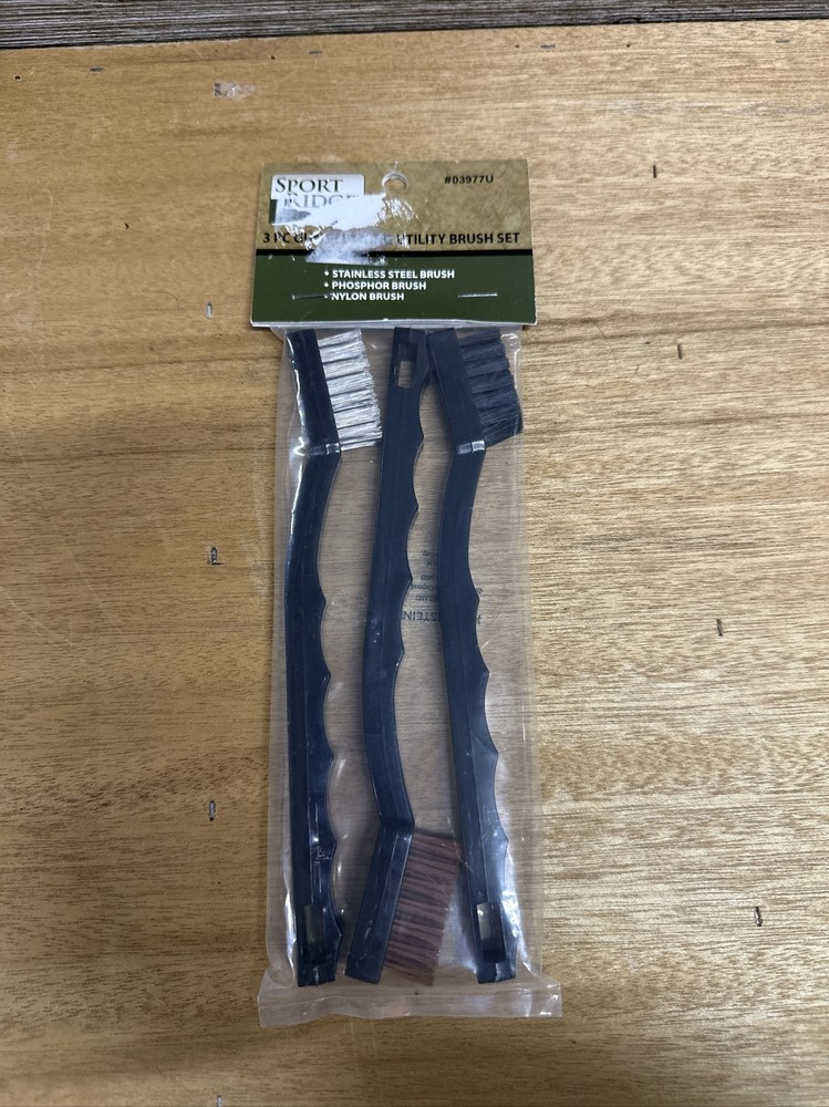 Sport Ridge 3 Pc Gun Cleaning Utility Brush Set
