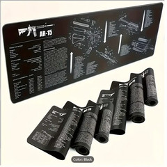 AR-15 Tactical Gun Cleaning Mat – Heavy-Duty Non-Slip Armorer Bench Pads