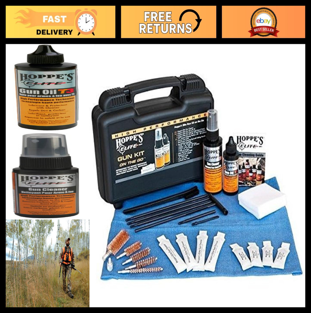 Gun Care On-The-Go Kit with Case & Pillow Packs – Portable Cleaning Supplies