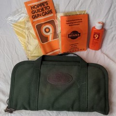 Hoppe’s Gun Cleaning Kit w/ Oil, Rod, Bore Brush, Cloth & Case