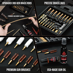 GLORYFIRE Deluxe Universal Gun Cleaning Kit – Highly Effective Cleaning Solution