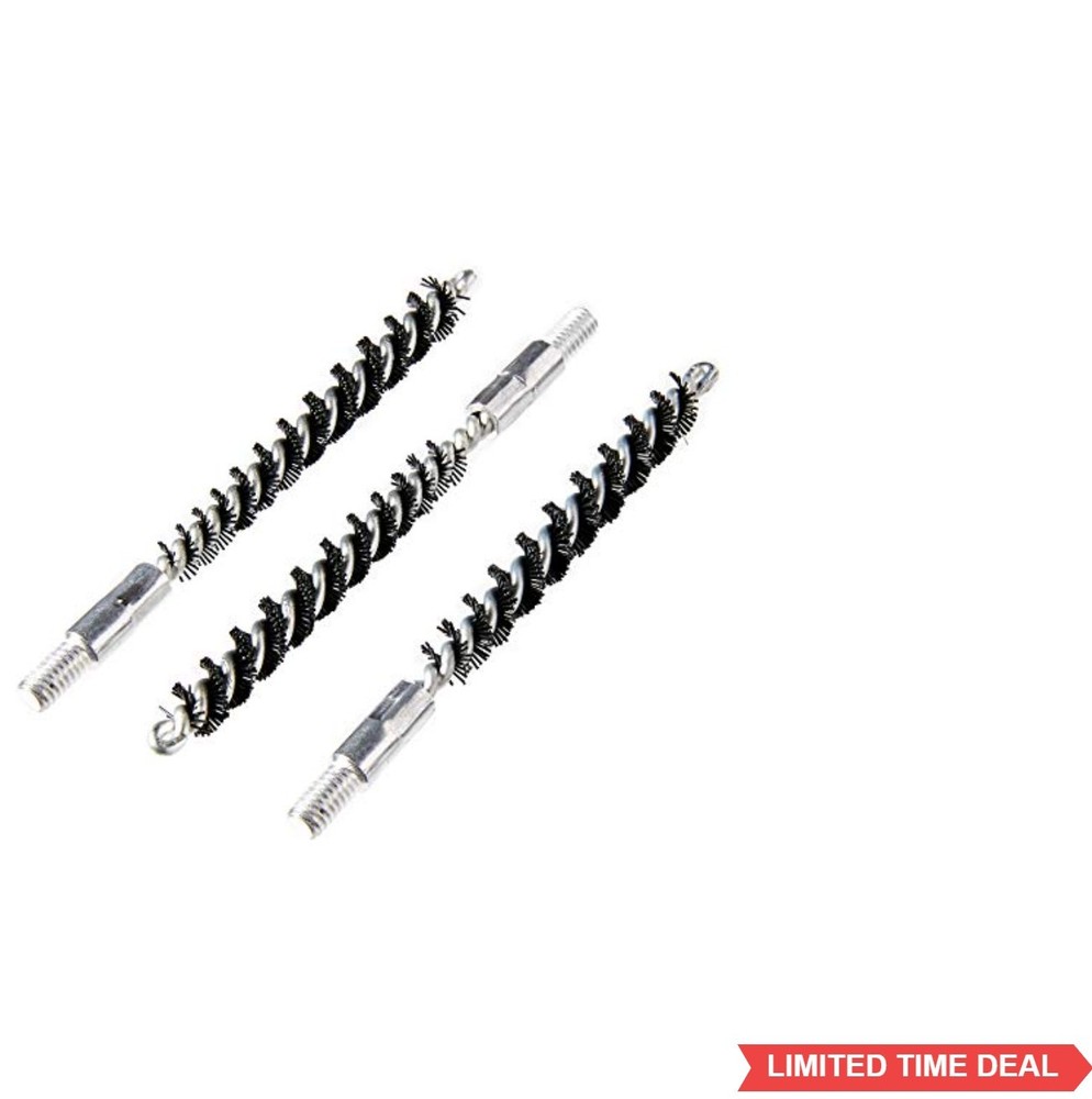 Nylon Bore Brush 30-32 Caliber 3 Pack Standard 5-40 Threads Gun Cleaning