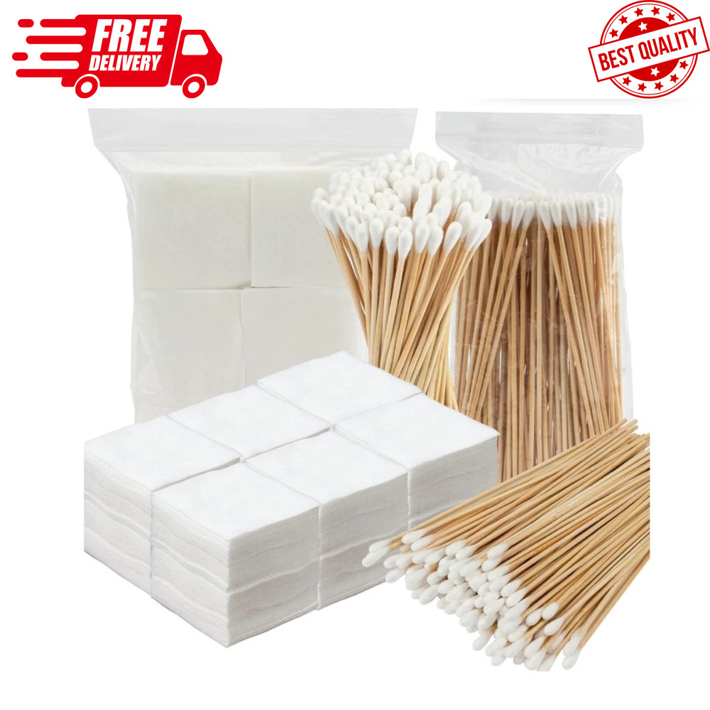 800PCS Gun Cleaning Patches – Gun Cleaning Supplies Swabs 200 PCS 6″ Parts Clea