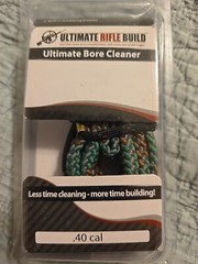 Ultimate Rifle Build Bore Cleaner, .40 Cal, M2