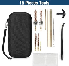 Portable Gun Cleaning Kit with Brass Brushes and Rods – .223/.56 Compatible