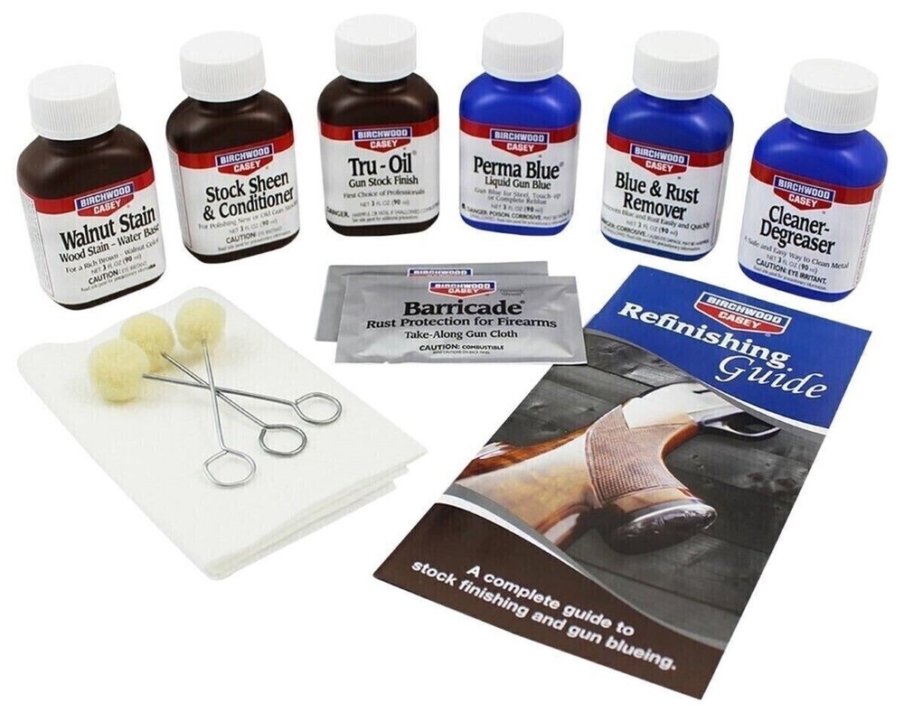 Birchwood Casey Deluxe Perma Blue & Tru-Oil Complete Finishing Kit (FVS024730)