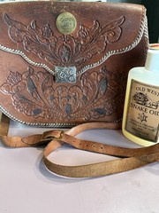 OLD WEST SNAKE OIL-Gun, Gun Stock Oil, Wood Furniture Oil, Antiques, Iron Tools