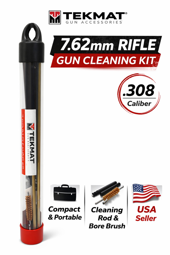 TekMat 7.62mm Gun Cleaning Kit .308 Rifle Bore Brush Kit TEK-CK-762