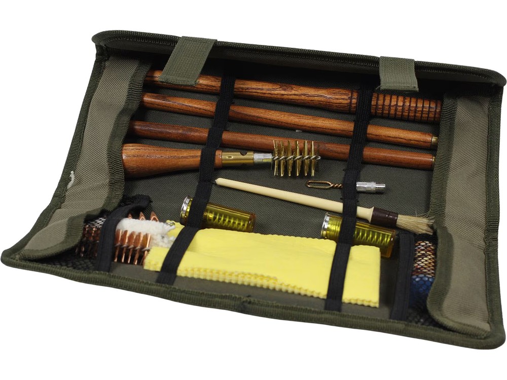 Negrini Sporting Wood Rod Shotgun Cleaning Kit 16 Gauge