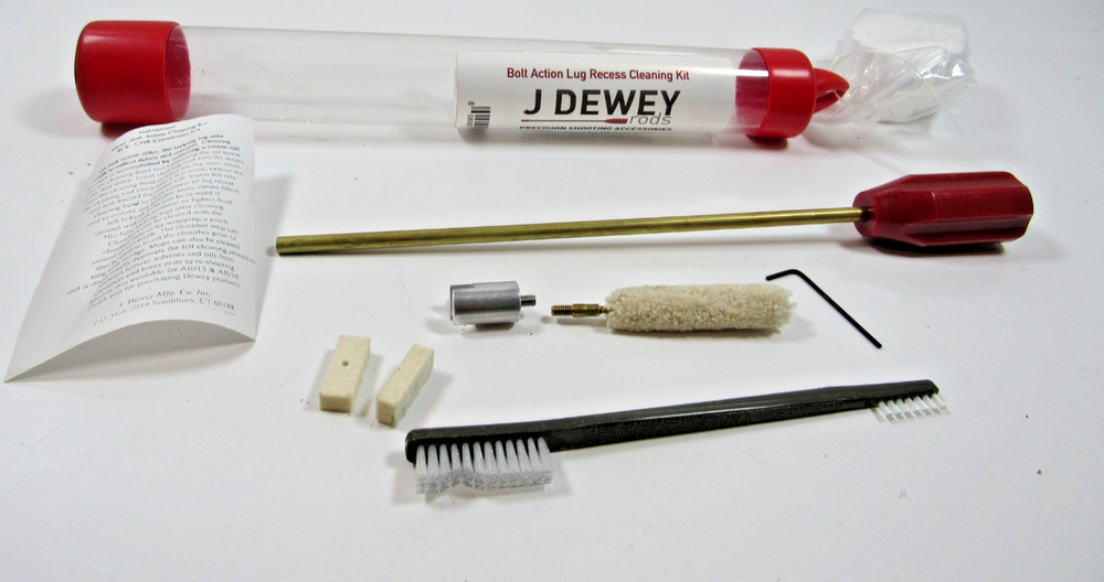Dewey Rifle Lug Recess Cleaning Kit with Cleaning Rod Bolt Action #P47