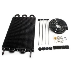 Tube and Fin Transmission Cooler Universal 5/16″ Oil Cooler Kit 6 Pass
