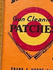 Vintage HOPPE’S Gun Cleaning Patches, No.2 Full Box .22-.270 caliber